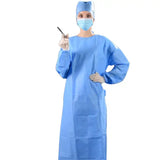 Disposable Isolation Gowns - Blue Level 2 SMS 40gsm Non-Woven Material - PPE Gowns Disposable for Dental, Medical Use, Fluid-Resistant and Latex-Free Gowns, Universal Size No reviews yet