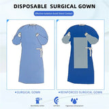 Disposable Isolation Gowns - Blue Level 2 SMS 40gsm Non-Woven Material - PPE Gowns Disposable for Dental, Medical Use, Fluid-Resistant and Latex-Free Gowns, Universal Size No reviews yet