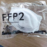 5 Layer Cup Dust Safety Masks FFP2 Face Mask, Disposable Particulate Respirator Against PM2.5, Fire Smoke for Men, Women, EN 149:2001+A1:2009 FFP2 NR Black