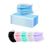 Stock for Disposable 3 Layer Face Mouth Cover Mask Mascarillas Desechables Colores Mascarilla Quirurgica Negra