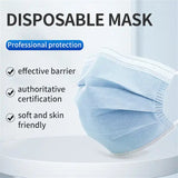 Stock for Disposable 3 Layer Face Mouth Cover Mask Mascarillas Desechables Colores Mascarilla Quirurgica Negra